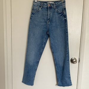 ZARA HIGH RISE JEANS